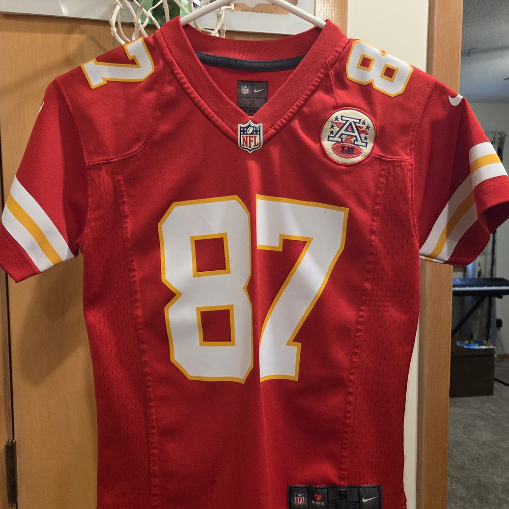 Nike Kids' Kansas City Chiefs Red #87 Football Jersey